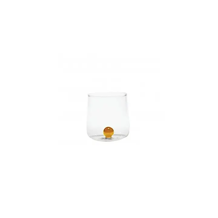 BiliaZafferano de Vidrio florero de borosilicato, juego de 6 piezas, Amarillo Gold - 1