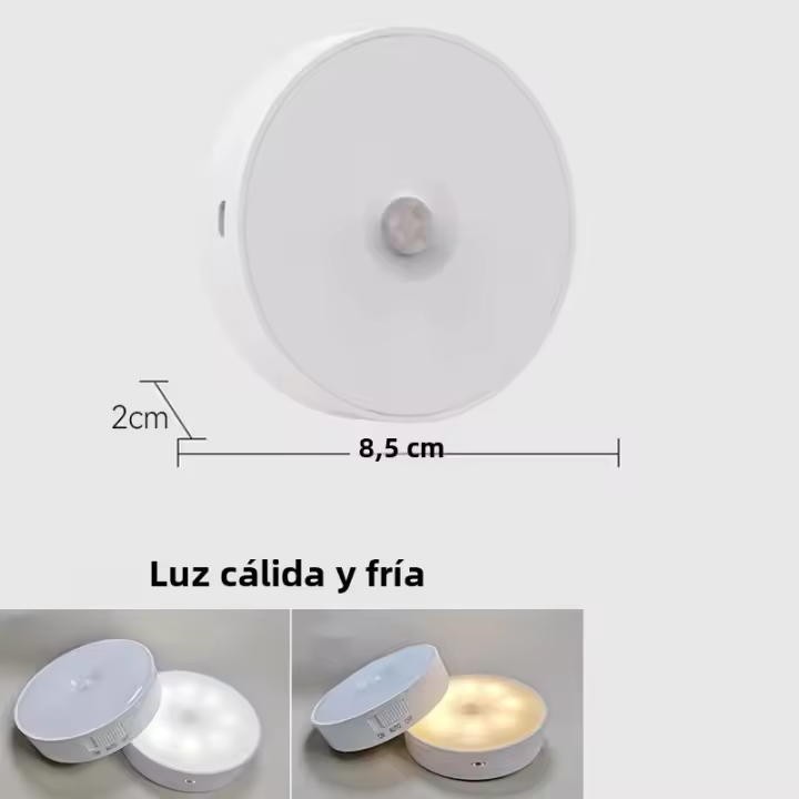 Lámpara LED De Sensor De Movimiento Recargable Por USB Luz Nocturna Para Armario Cocina Escalera Closet Sin Cable Moderna - 1