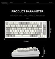 Teclado Mecánico K85 E-Sports Con Interruptores Magnéticos Y Ajustable RGB PBT Keycaps Aluminum Wired Low-Latency Para Gaming - details 21