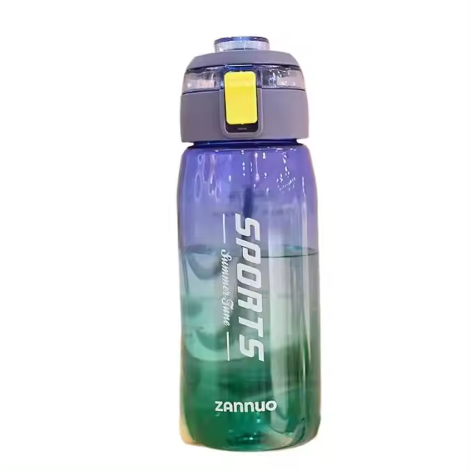 Botella de agua gratis, tapa plegable a prueba de fugas para entrenamientos mping - 1