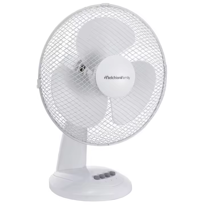 Ventilador de sobremesa MELCHIONI MF2403T30 | 30 W de potencia | 3 velocidades | 30 cm | Oscilación - 1