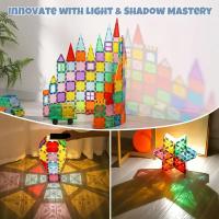 Juego De Construcción Magnético Para Niños Bloques De Construcción Sensoriales Montessori Juguetes Magnéticos Para Bebés Regalo - details 0