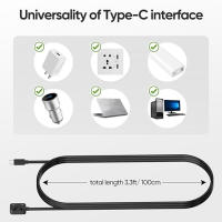 Cargador USB-C Para Samsung Galaxy Fit 3 SM-R390 Cargador De Reemplazo Para Reloj Inteligente Longitud Del Cable: 3.3 Pies - details 2