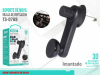 Soporte magnético de Teléfono móvil universal SANDA sujecion de gancho para rejilla de ventilacion de coche,compartible con todo los modelos de movil. - details 0