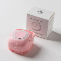 Cepillo De Baño Para Perros De Silicona Cuidado Seguro Y No Tóxico Para Bebés Masajeador De Baño Plástico Apto Para Gatos - details 3