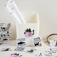 46pcs Pegatinas Creativas De Gatos Lindos Y Vivos Para Estudiantes DIY Skateboard Helmet Tazas Laptops Scrapbooks - details 5
