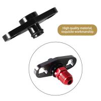 Adaptador De Línea De Combustible De Aluminio Para Toyota Nissan Regulador De Presión De Alimentación De Combustible Rojo Y Negro Universal - details 3