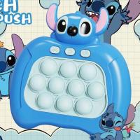 Juguete Sensorial De Fidget Sanrio Stitch Máquina De Juego Con Burbujas Para Niños Divertido Juego Whac-A-Mole Anti Estrés Regalos - details 12