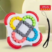 Cubo De Dedos Mágico Giratorio Para Niños Y Adultos Juguete Educativo De Relievo Estresante Juego De Rompecabezas De Cuentas Para Aprendizaje - details 9