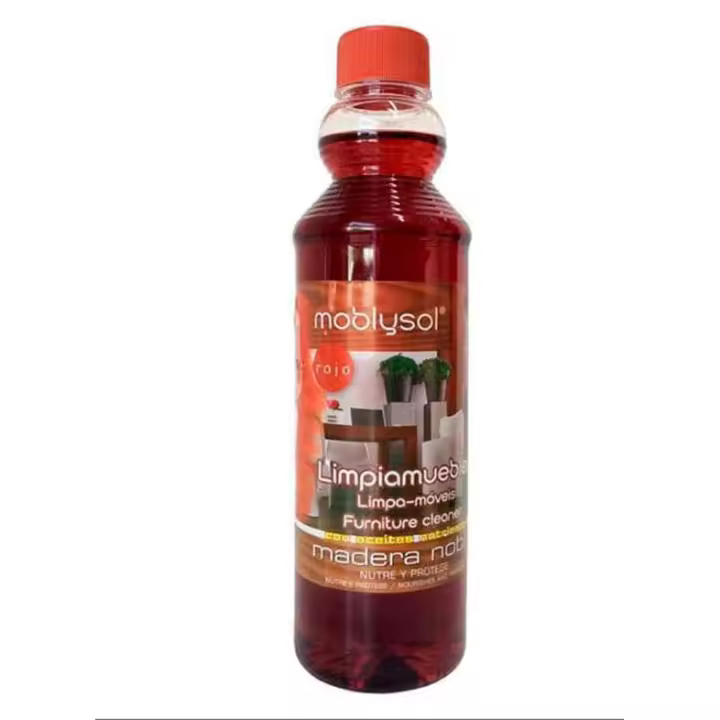 Moblysol Rojo (maderas Oscuras) - Pulimento Madera 500ml Oscuro - 1