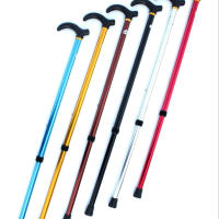 Bastón De Caminar Ajustable De Aluminio 75-90cm 2 Secciones Estables Antideslizante Para Senderismo Y Ancianos - details 5