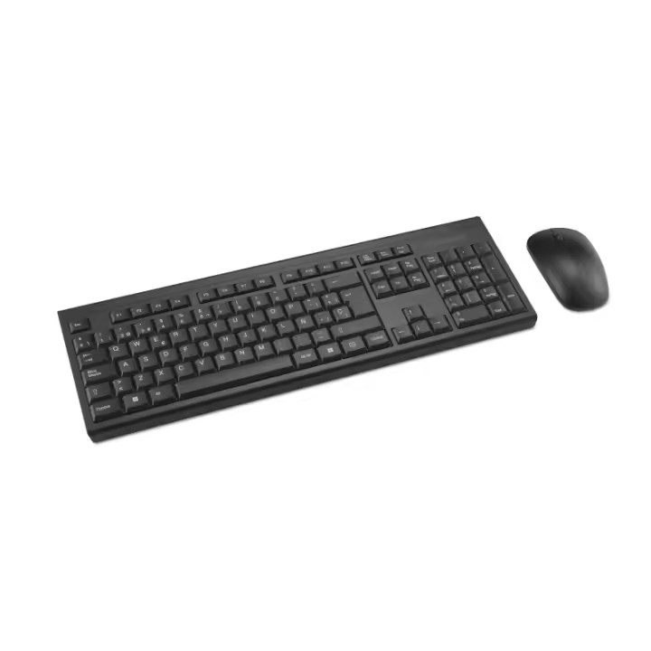 Kensington - Conjunto de teclado y ratón inalámbricos KM150 EQ para sobremesa K75562ES - 1