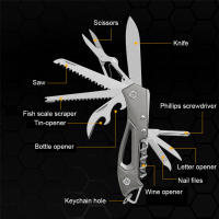Cuchillo Suizo Multifuncional Plegable Para Exteriores EDC Con Tijeras Y Abrazadera Portátil Herramienta Militar De Almacenamiento En Bolsillo - details 2