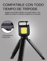Linterna LED COB Miniatura Super Brillante EDC Llave De Iluminación Para Camping Emergencias Exteriores Con Imán De Cola Y Abrazadera De Tapa - details 7