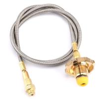 Adaptador De Conexión Entre Estufa Al Aire Libre Y Tanque De Gas LPG En Aleación De Zinc Accesorio Práctico Para Camping Estufa Metálica Para Convertir a Gas Propano - details 1