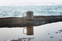 Taza De Camping Con Manija Y Tapa Plegables De Titanio Keith 220ml-500ml Para Viajes Y Senderismo Material Resistente Al Agua Y Al Calor - details 11