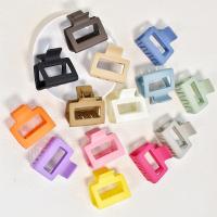 2Pcs Clips Para El Cabello De Moda De Tamaño Medio Para Mujer Clip De Cangrejo De Color Sólido Accesorios Para El Cabello De Lady - details 4