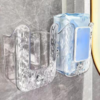 Caja De Pañuelos Adhesiva En La Pared Plástico Espaciosa Y Sin Perforar Soporte Para Papel Higiénico Para Escritorio Oficina - details 10