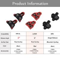 BUCKLOS Cleat De Pedal Para Bicicleta Compatible Con Shimano SPD Ideal Para LOOK KEO SPDSL LOOK Delta SPD MTB Y Carretera Zapatos De Ciclismo - details 9
