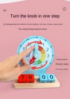 Juego De Actividades Para Reloj De Enseñanza Montessori Juguetes Educativos Para Niños Ayudan a Aprender a Decir La Hora Juguetes De Aprendizaje Para Niños De Preescolar - details 3