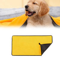 Toalla Para Mascotas Rápida Y Seca Fibra Suave Sin Pelusa Absorbente Para Perros Y Gatos Uso En Baño Y Limpieza Tienda De Suministros Para Mascotas - details 0