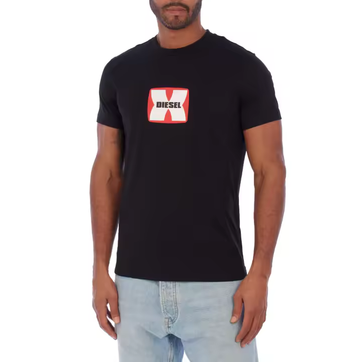 Diesel-Camiseta manga corta estampada A03848-80GRAI para Hombre - 1
