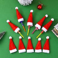 10/20PCS Mini Sombrero De Santa Claus Lollipop Para Niños Regalos Decoración De Navidad Y Año Nuevo Adorno De Fiesta Para El Hogar 2024 - details 1