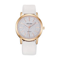 Reloj De Cuarzo Para Mujer En Cuero Moda Casual Con Movimiento De Cuarzo Material De La Correa De Cuero Y Caso De Aleación - details 6