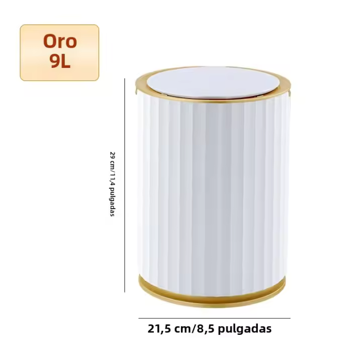 Bandeja De Papelera Inteligente Automática Para Cocina Baño Toilette Estilo De Inducción Resistentes Al Agua Con Tapa Gran Capacidad Para Cocina Hogar - 1