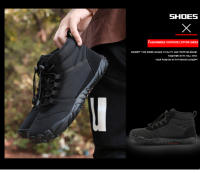 Botas De Nieve Para Hombres Y Mujeres Zapatos De Invierno Botas De Tobillo Con Cierre Elástico Lining De Pelo Completo Resistente Al Agua Para Actividades Al Aire Libre - details 5