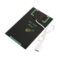 Panel Solar USB Portátil 5W 5V Cargador Rápido Para Exteriores Generador De Energía Solar Polícrata Para Viajes Y DIY - details 10