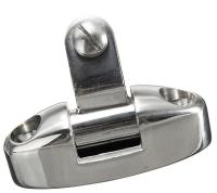 Juego De Bisagra De Acero Inoxidable 316 Con Almohadilla De Goma Para Barco Yate De Marina Hebilla De Montaje De Tipo Montaña Plateado Para Toldo Swivel - details 5