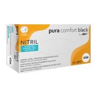 PACK 10 Cajas de 100 Guantes de nitrilo, negro, sin polvo, Pura comfort Negro - details 4