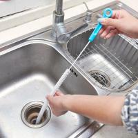 Limpieza De Desbordamiento De Lavabo Flexible 71cm Limpia Bloqueos De Tubería Herramientas Para Cocina Y Baño Cepillo De Limpieza Eco-amigable - details 2