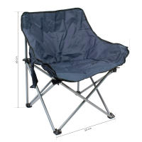 The Secret Home - Silla de Camping Plegable con Bolsa de Transporte - Varios Colores - Asiento Portátil y Ultraligero para Exteriores - Ideal para Acampada, Camping, Pesca - details 2
