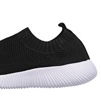 Zapatillas De Mujer 2024 Primavera Para Caminar Comodidad Respirables Zapatillas Planas De Nieve De Lana Tejida Casual Zapatillas De Correr Para Adultos - details 2