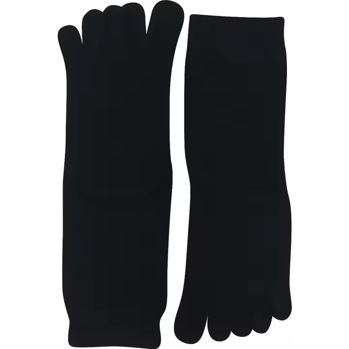 Calcetines de Dedos Boma Negro Bambú - 1