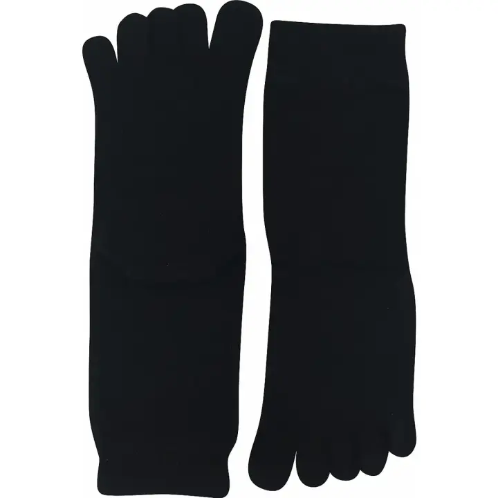 Calcetines de Dedos Boma Negro Bambú - 1