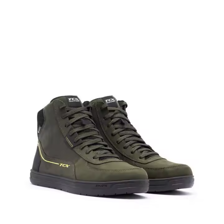 BOTAS MOTO HOMBRE TCX MOOD 2 GORE-TEX® GREEN/BLACK/YELLOW - 1