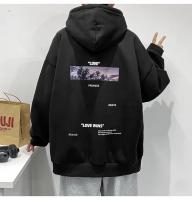 Sudadera De Moda Para Hombre Cuello Alto Casual Estampado Kawaii Hip Hop Estilo Harajuku Oversized Para Otoño Primavera - details 17
