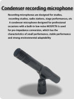 Micrófono De Lápiz Pequeño M914 Condensador Cardioid Para Piano Y Grabación De Instrumentos Con Diámetro De Membrana Pequeño Tipo Colgante - details 4