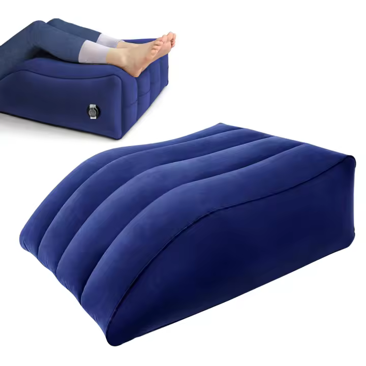 Almohada Inflable Para Elevación De Piernas Almohada De Cadera Para Mejorar La Circulación Y Reducir La Hinchazón Portátil Y Confortable - 1