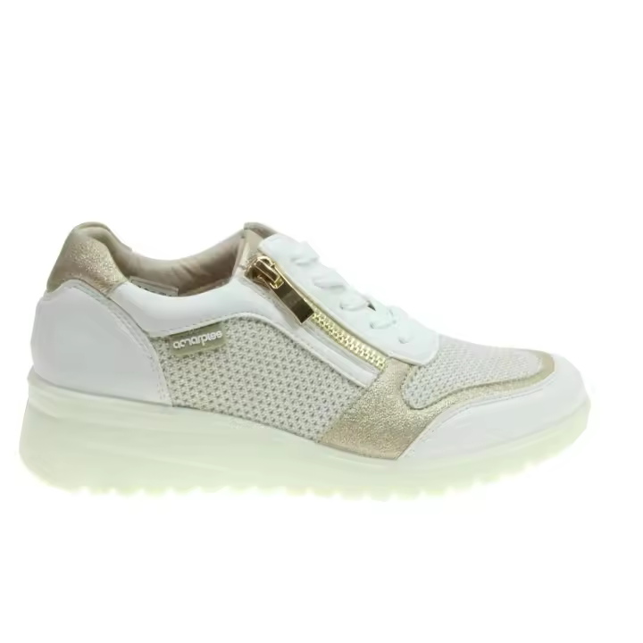 Amarpies mod. 28317 - Sneaker clasico en tejido y con cuña baja - 1