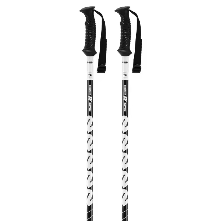 K2 Bastones Power Aluminium Negro Unisex Adulto - 1