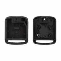 Banner - Carcasa mando llave del coche 2 botones compatible con Nissan v2 negro