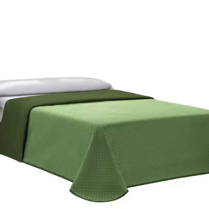 Donegal Collections - Colcha Bouti Premium Cama 90, 105,135, 150 y 180cm - Colcha Reversible Bicolor Primavera-Verano - Acolchado Fino, Microfibra Extrasuave Calidad- Cubre Cama Multiusos - 1