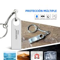 Llavero USB 3.0 De Metal 128GB 256GB 512GB Disco Flash Nuevo Pendrive 32GB 64GB Memoria Stick USB Para Computadora Y Smartphone - details 5