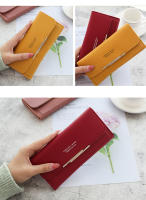 Cartera de moda 2025, cartera para Mujer, tarjetero, Largo bolso de mano, tarjetero, monederos de diseño de lujo para Mujer - details 1