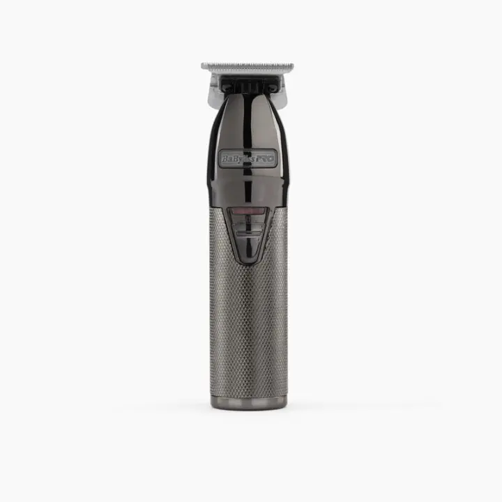 BabyLiss Pro Máquina GunSteel SkeletonFX Trimmer - Máquina de Corte de Precisión Inalámbrica - Color Gris - FX7870GSE - Cortapelos Profesional - Cuchillas de Acero Japonés en T de 40mm - 1