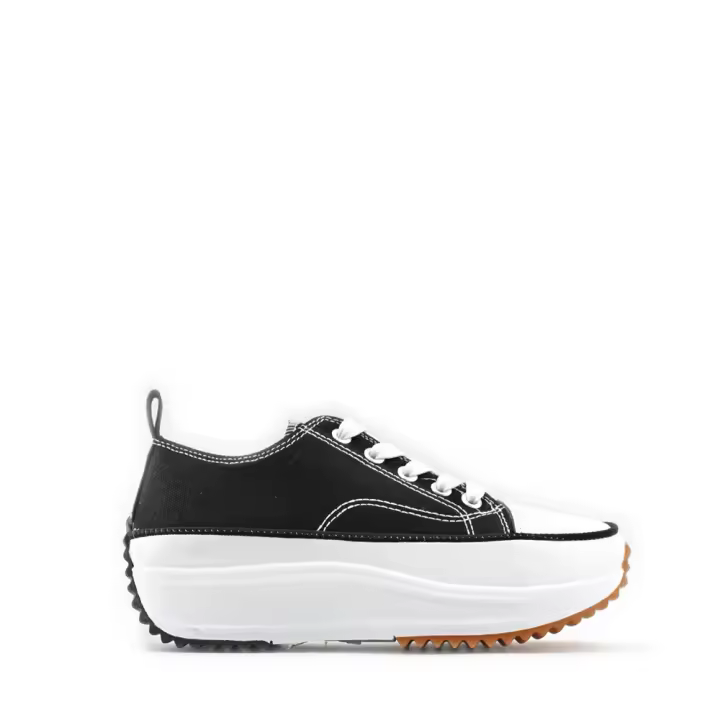MODELISA Zapatilla De Lona Con Cordón Casual Para Mujer - 1